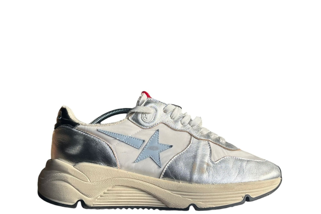 Golden Goose Running ( Silver Blue )