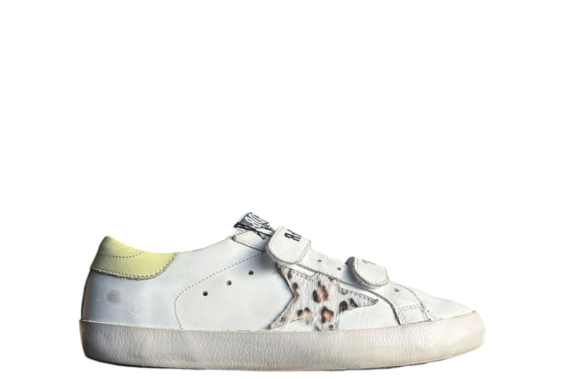 Golden Goose Old School ( White Yellow )