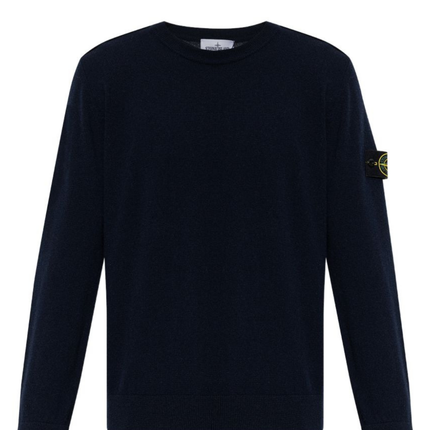 Pull Crewneck Stone Island (Bleu marine)