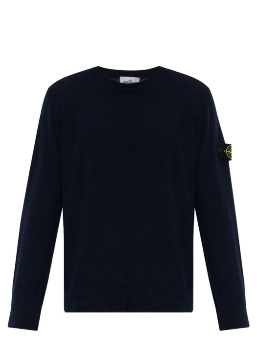 Pull Crewneck Stone Island (Bleu marine)