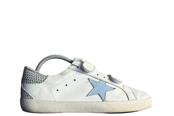 Golden Goose Old School ( White Blue )