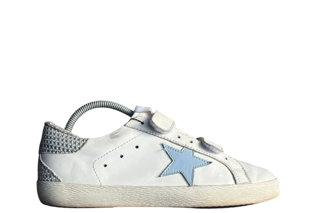 Golden Goose Old School ( White Blue )