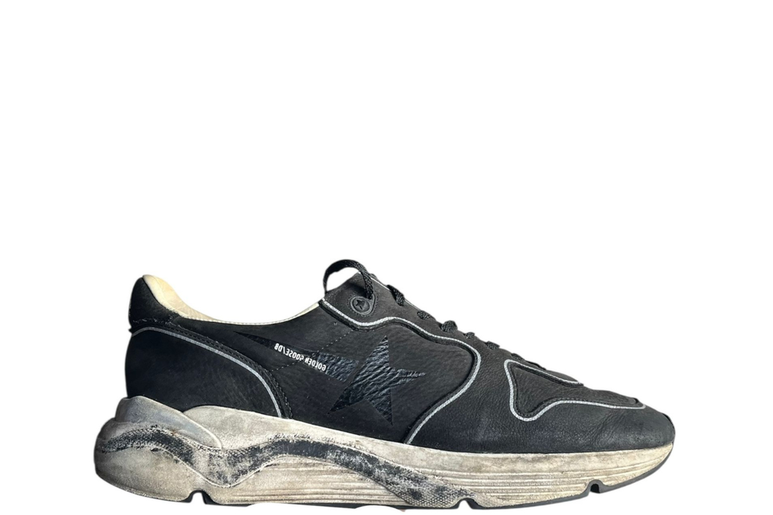 Golden Goose Running ( Black White )