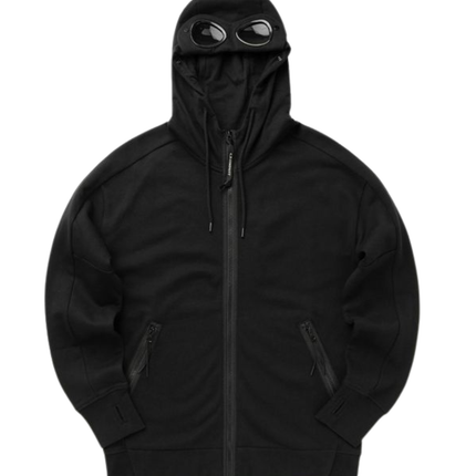 Hoodie Zippé Google CP Company (Noir)