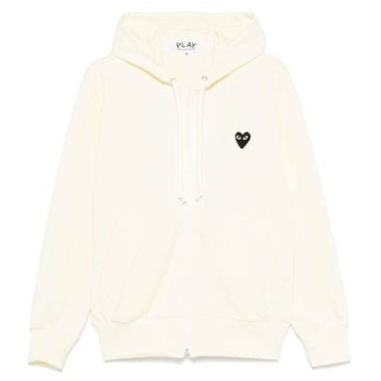 Hoodie Zippé Comme Des Garçons (Beige)