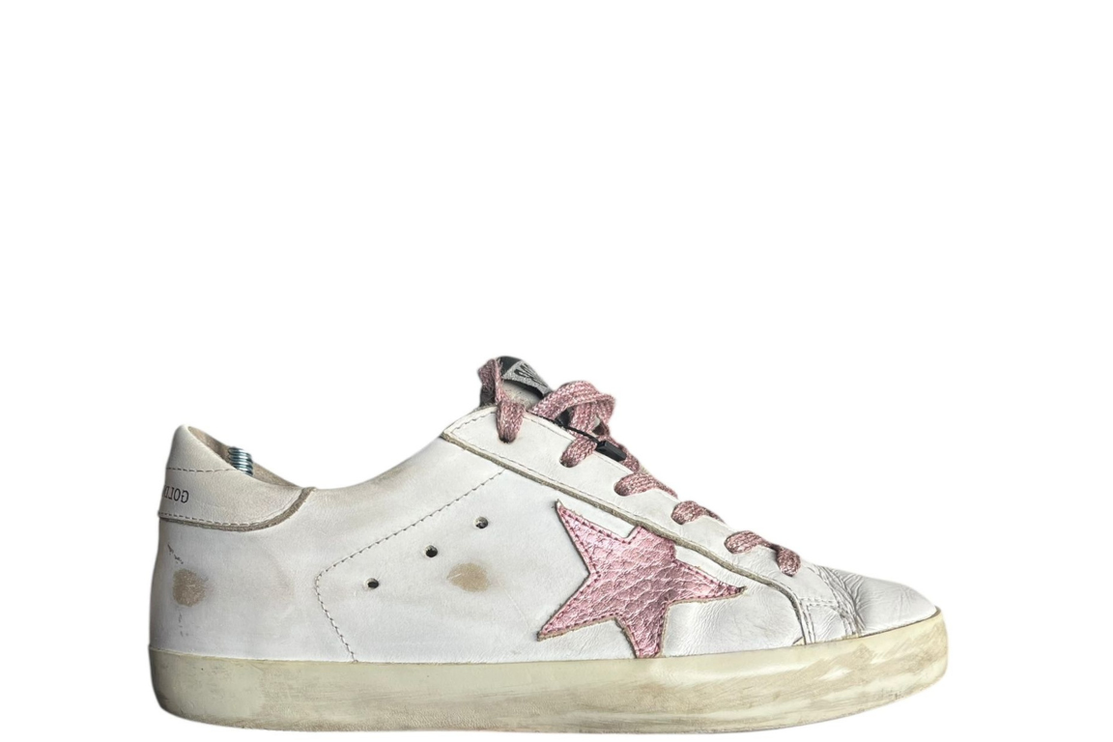 Golden Goose Superstar ( White Pink )