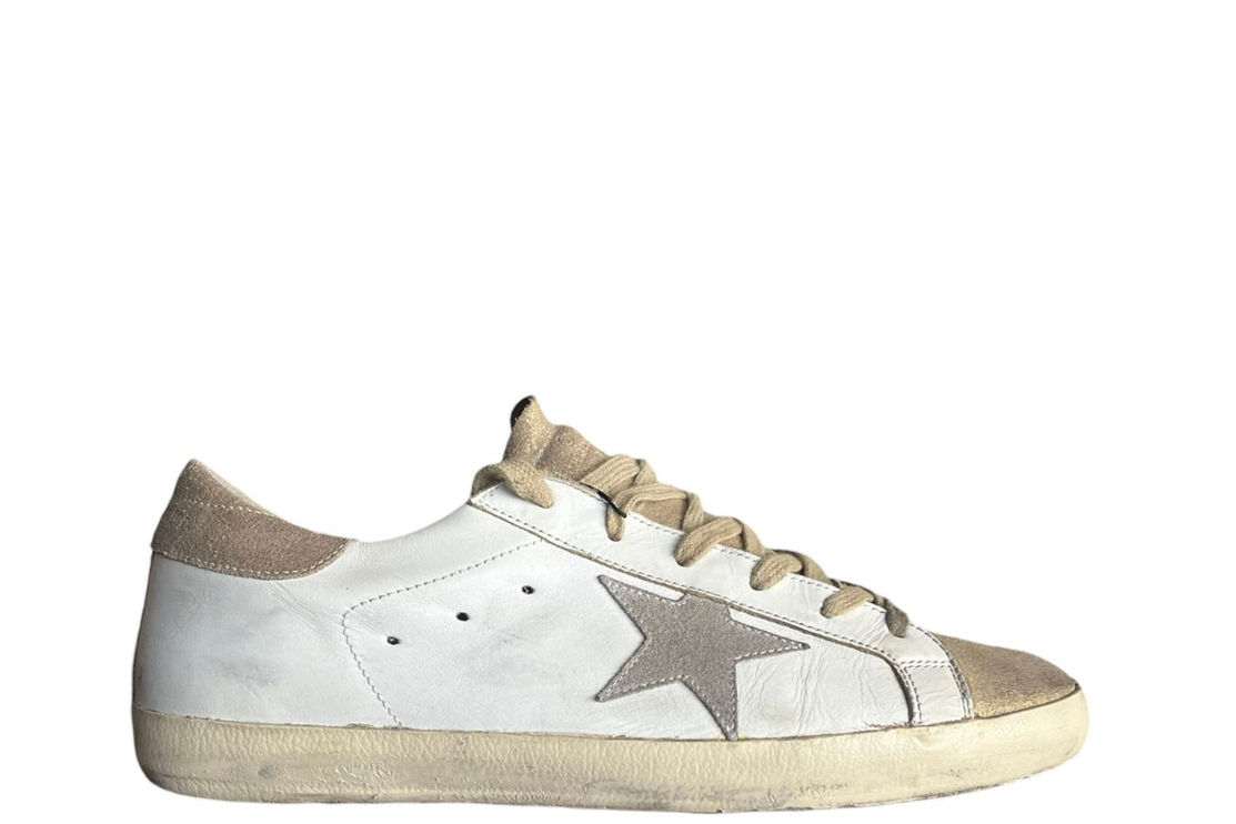 Golden Goose Superstar ( White Beige )