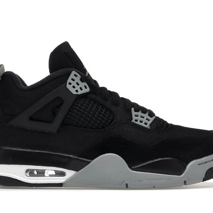 Jordan 4 Retro ( Black Canvas )