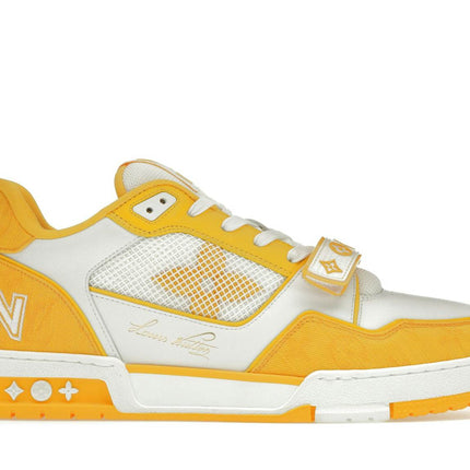 Louis Vuitton Trainer ( White Yellow Script )