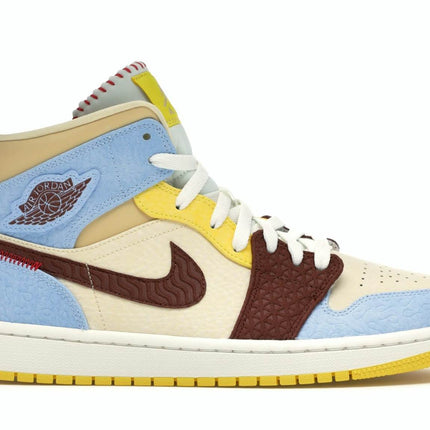 Jordan 1 Mid SE Fearless ( Maison Château Rouge ) 2019