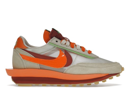 Nike Ld Waffle Sacai Clot ( Net Orange Blaze ) 2021